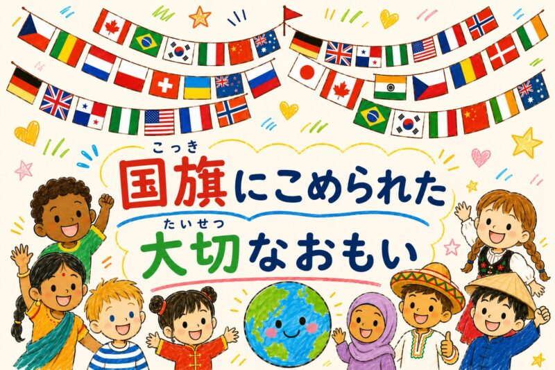 国旗にこめられた大切なおもい